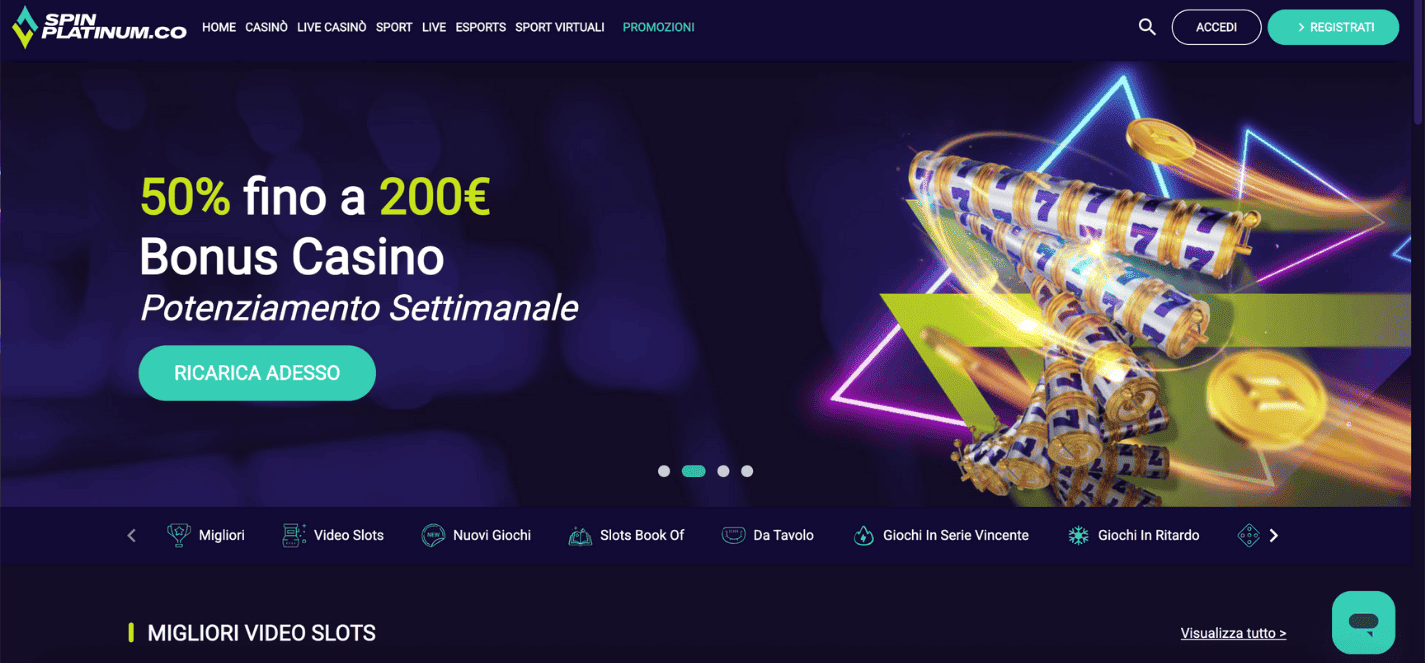 Spin Platinum Casino non AAMS